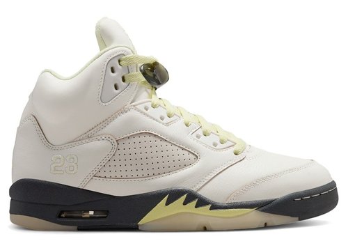 Air Jordan 5 Retro - Sail/Anthracite/Luminous Green - IM7592-130