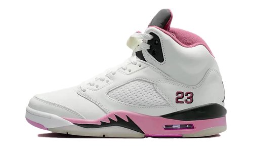 Air Jordan 5 Retro - White/Black/Medium Soft Pink - HQ7978-102
