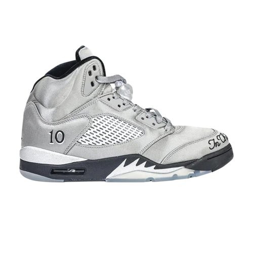 Air Jordan 5 Retro - Medium Grey/Metallic Silver/Black - IO2038-001