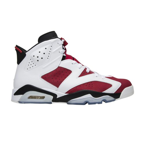 Air Jordan 6 Retro 2014 - White/Carmine-Black - 384664-160