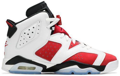 Air Jordan 6 Retro 2021 - White/Carmine-Black - 384664-106