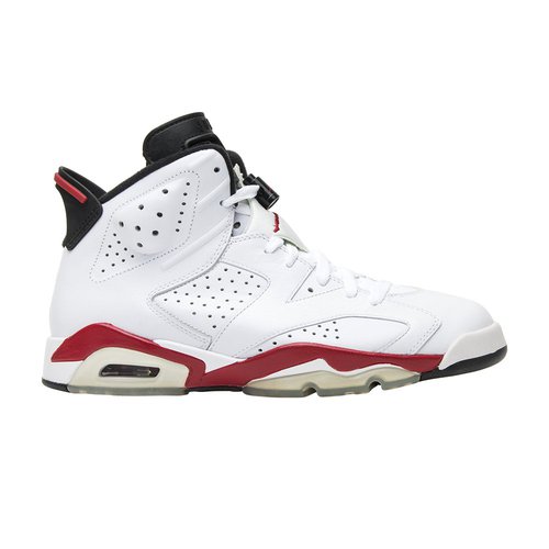 Air Jordan 6 Retro - White/Varsity Red-Black - 384664-102