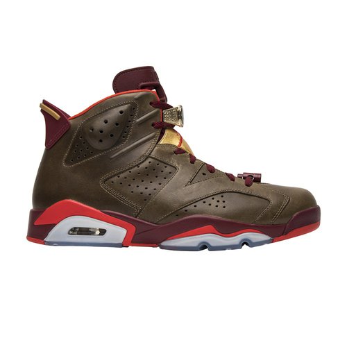 Air Jordan 6 Retro - Raw Umber/Team Red-Metallic Gold-Challenge Red - 384664-250