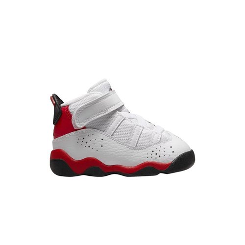 Air Jordan 6 Rings - White/University Red/Black - 323420-126