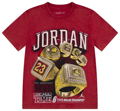 Air Jordan 6 Rings T-Shirt - Red/Gold - 95F417-R78