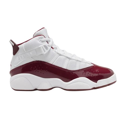 Air Jordan 6 Rings - White/Team Red - 323432-165