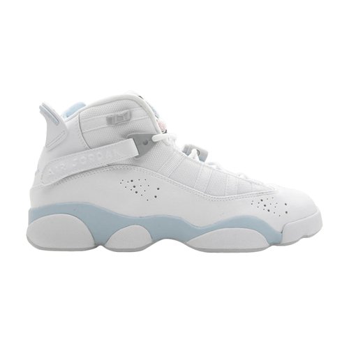 Air Jordan 6 Rings - White/White-Pale Blue - 323399-111