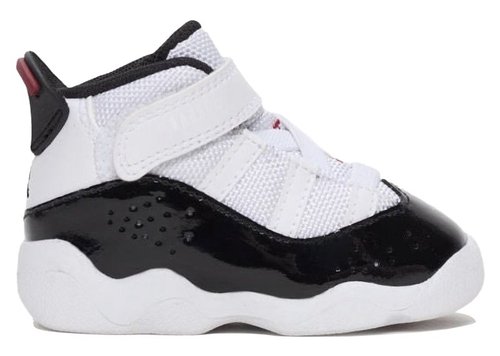 Air Jordan 6 Rings - White/Varsity Red/Black - 323420-164