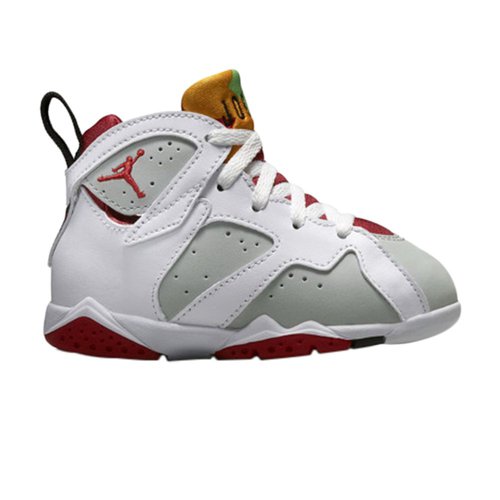 Air Jordan 7 Retro TB - White/True Red-Light Silver-Trmln - 304772-125