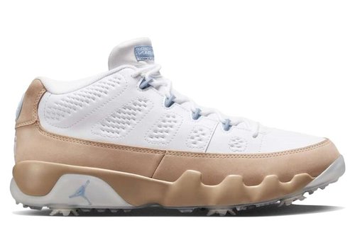 Air Jordan 9 Low Golf - White/Light Armory Blue/Linen - FJ5934-102
