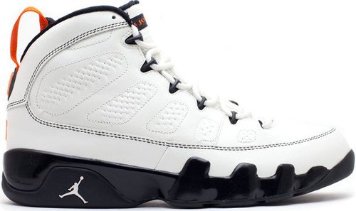 Air Jordan 9 Retro Oregon State - Ivory White/Black/Desert Orange - FA10-M-JORD-835-231792-Y3