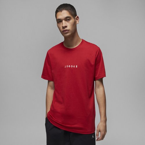 Air Jordan Air T-Shirt - Gym Red/Sail/Sail - DM3182-687