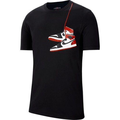 Air Jordan AJ1 Crew Short Sleeve Tee - Black - CZ0432-010