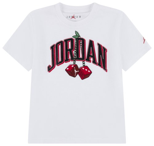 Air Jordan AJ13 Cherry Dice T-Shirt - White/Red - 85F777-001