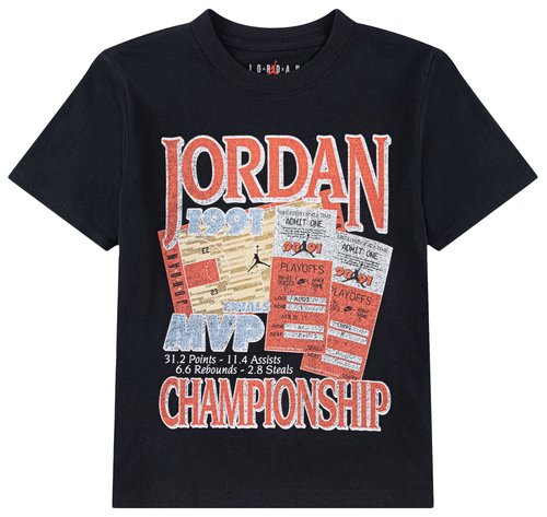 Air Jordan AJ6 91 Playoff Tix T-Shirt - Black/Infrared - 85F775-023