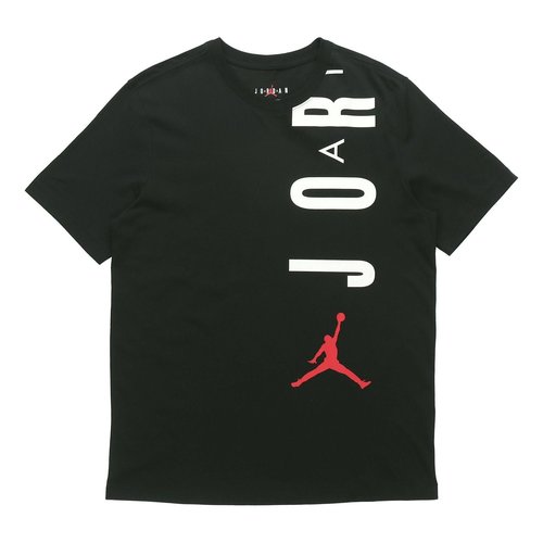Air Jordan Alphabet Sports Round Neck Short Sleeve T-Shirt Gift for Him - Black - CZ8403-010