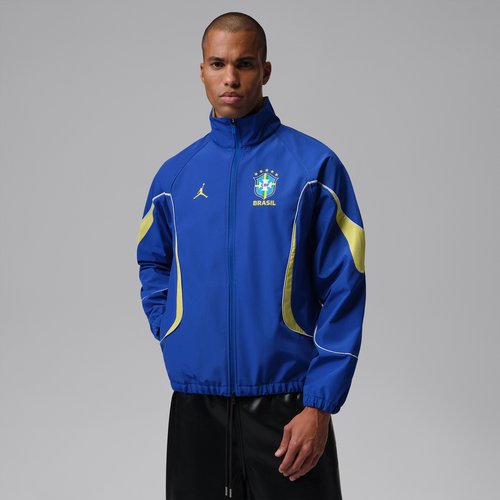 Air Jordan Anthem Jacket - Old Royal/Yellow Pulse/White/Infrared 23 - IF3896-417