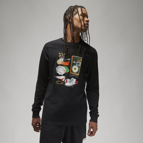 Air Jordan Artist Series by Jacob Rochester Long-Sleeve T-Shirt - Black/White - DV1474-010