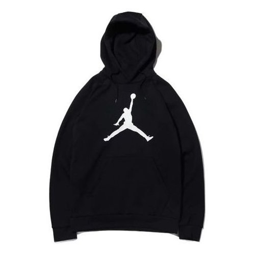 Air Jordan As M Jumpman Logo Flc Po Casual Sports polar fleece - Black - AV3146-010