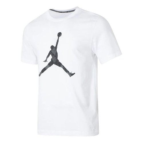 Air Jordan AS M SPRT DF JM SS CREW T-Shirt Asia Sizing - White/Black - HJ2863-102