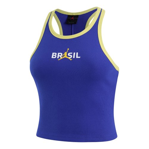 Air Jordan Brazil Sleeveless Tank - Royal Yellow/Pulse - II5404-417