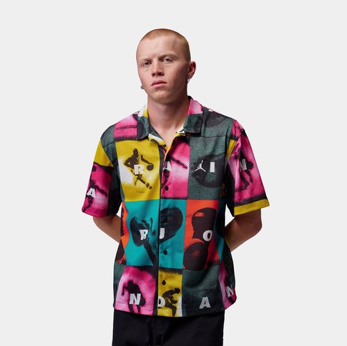 Air Jordan Brooklyn All Over Print Graphic Short-Sleeve - White/White - II5320-100