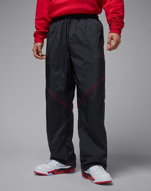 Air Jordan Brooklyn Pants - Black/Gym Red/Gym Red - IB1047-010