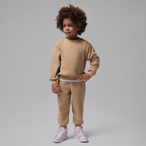 Air Jordan Brooklyn Fleece 2-Piece Crew Set - Brown - 75F711-X0L