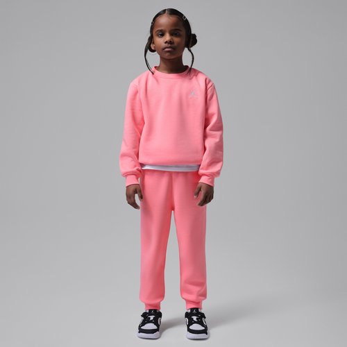 Air Jordan Brooklyn Fleece 2-Piece Crew Set - Pink Gaze - 35F711-AB3