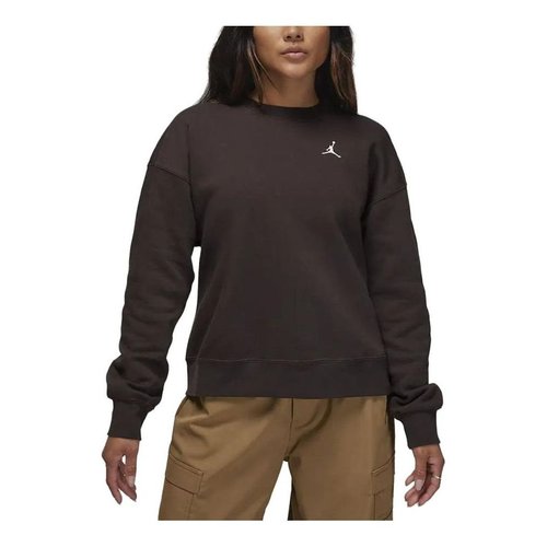 Air Jordan Brooklyn Fleece Crewneck Sweatshirt Asia Sizing - Velvet Brown - FN4492-220