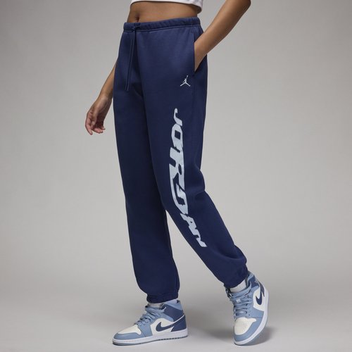 Air Jordan Brooklyn Fleece Graphic Pants - Navy - FV7176-410