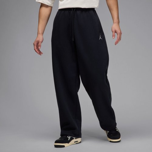 Air Jordan Brooklyn Fleece Oversized Open-Hem Pants - Black/Sail - IB7238-010