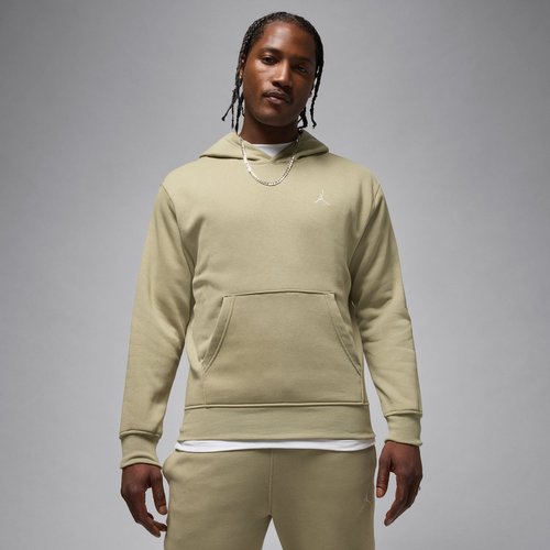 Air Jordan Brooklyn Fleece Pullover Hoodie - Medium Khaki/Sail - FV7281-205