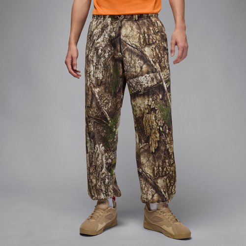 Air Jordan Brooklyn Fleece Realtree Pants - Medium Olive/Sail - HV1862-222