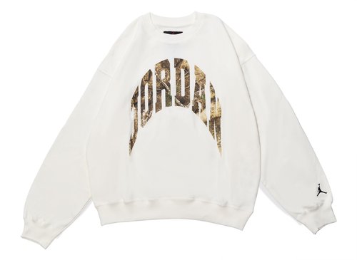 Air Jordan Realtree Crewneck Sweatshirt - Sail/Black - IM6304-133