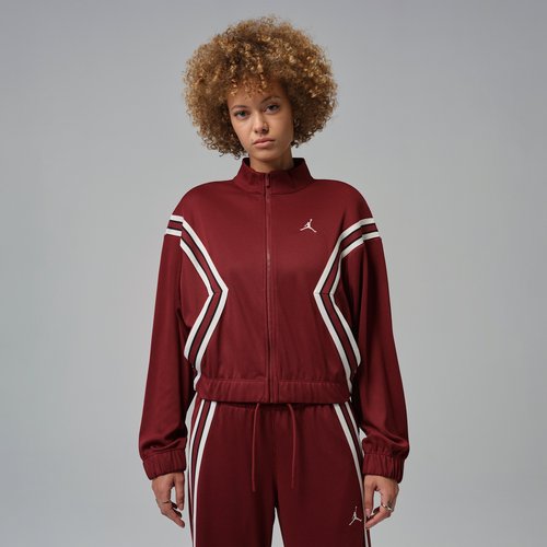 Air Jordan Brooklyn Full-Zip Track Jacket - Team Red/Sail - HQ9215-677