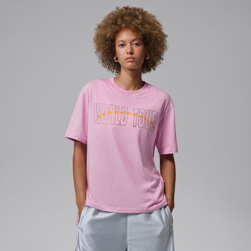 Air Jordan Brooklyn Girlfriend T-Shirt - Iced Carmine - IF0839-676