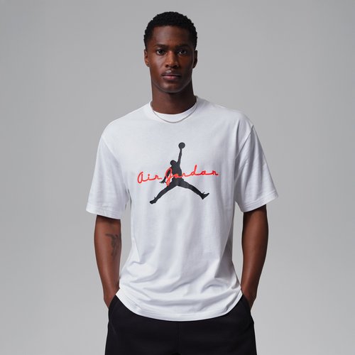 Air Jordan Brooklyn Graphic T-Shirt - White/Infrared 23/Black - IF3034-100