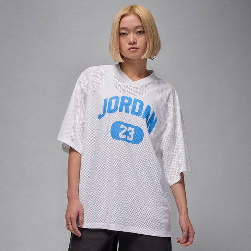 Air Jordan Brooklyn Mesh Jersey - White/University Blue - HQ9222-100
