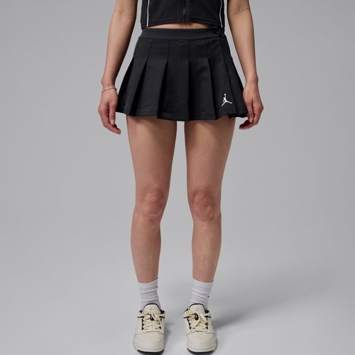 Air Jordan Brooklyn Pleated Skirt - Black/White - IF1372-010