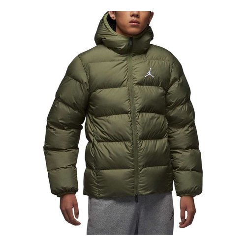 Air Jordan Brooklyn Puffer Jacket Asia Sizing - Medium Olive/Black - FV7318-222