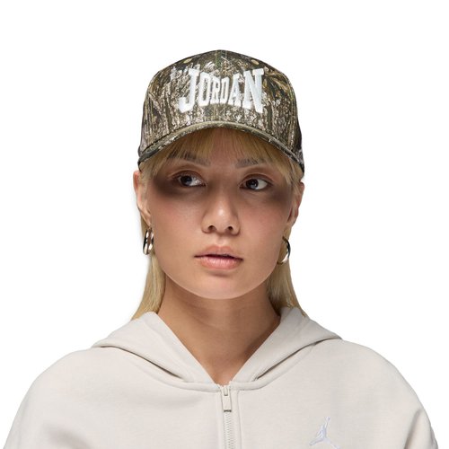 Air Jordan Brooklyn Rise Cap Adjustable Realtree Hat - White/Sail - HV1076-100