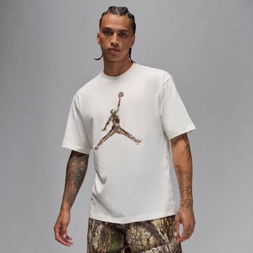 Air Jordan Brooklyn Realtree Jumpman Tee - Sail/Black - HQ9016-133