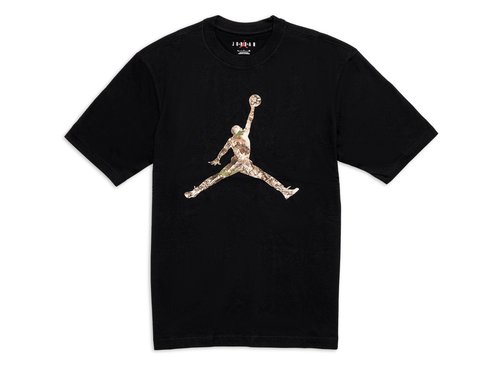 Air Jordan Realtree Jumpman T-Shirt - Black/Sail - HQ9016-010