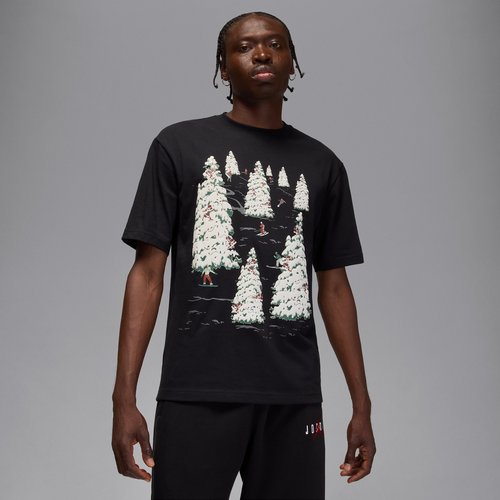 Air Jordan Brooklyn T-Shirt - Black/Redstone - HQ9031-010