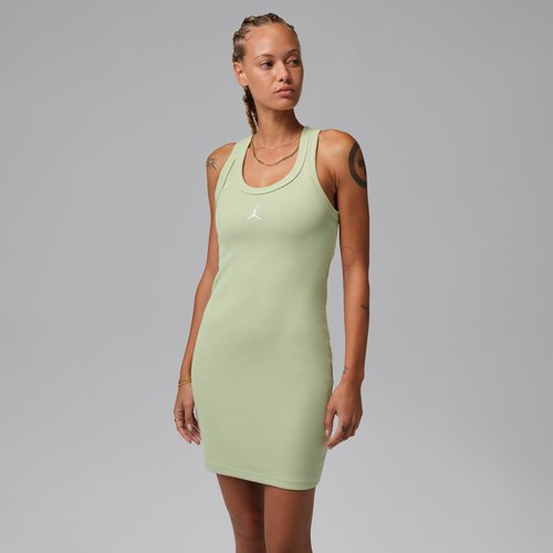 Air Jordan Brooklyn Tank Top Dress - Olive Aura/White - IF1389-371