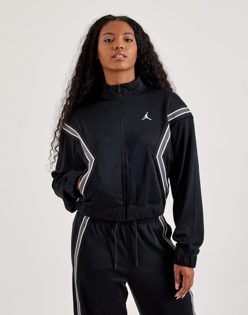 Air Jordan Brooklyn Full-Zip Track Jacket - Black/Sail - HQ9215-010