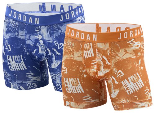 Air Jordan Collage AOP Polyester 2 Pack - Orange/Blue - JM0780-BB7