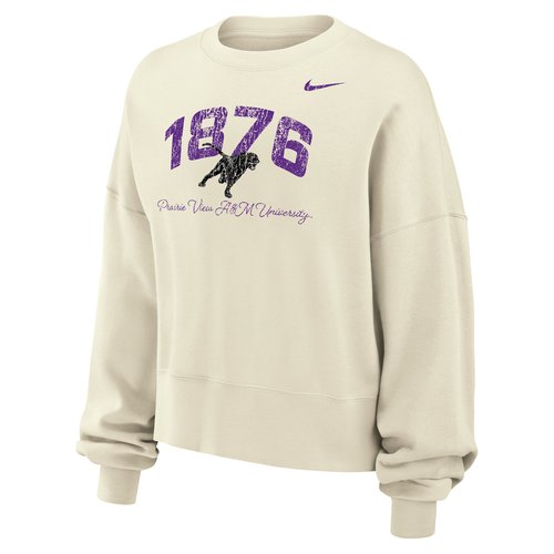 Air Jordan College Prairie View A&M University Phoenix Fleece Crew-Neck Sweatshirt - Sail - W33302PVUN25-SAL