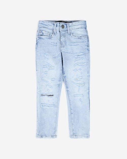 Air Jordan Craig Distressed Straight Jeans - 2-7 - JS1216K-SKY